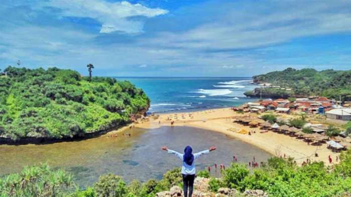 Pantai drini wisata yogyakarta gunungkidul