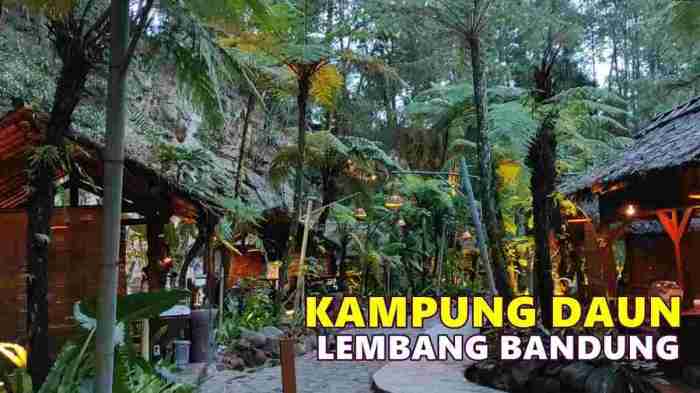 Daun kampung bandung lunch indonesia