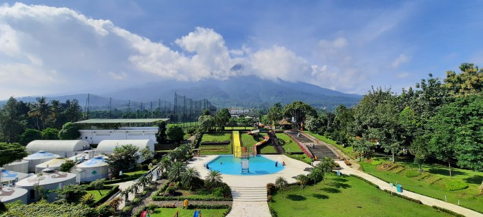 Bogor highland gunung salak kaki menginap liburananak