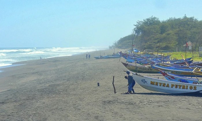 Pantai samas travelspromo tiket aktivitas bambu jembatan pempek bantul