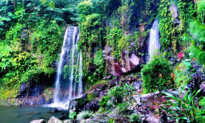 Pelangi curug lembah bogor wisatalova pemandangan