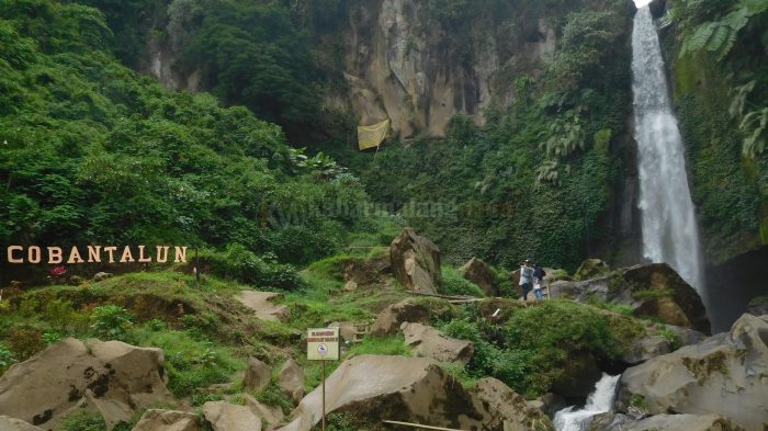 Coban talun lokasi rute wana