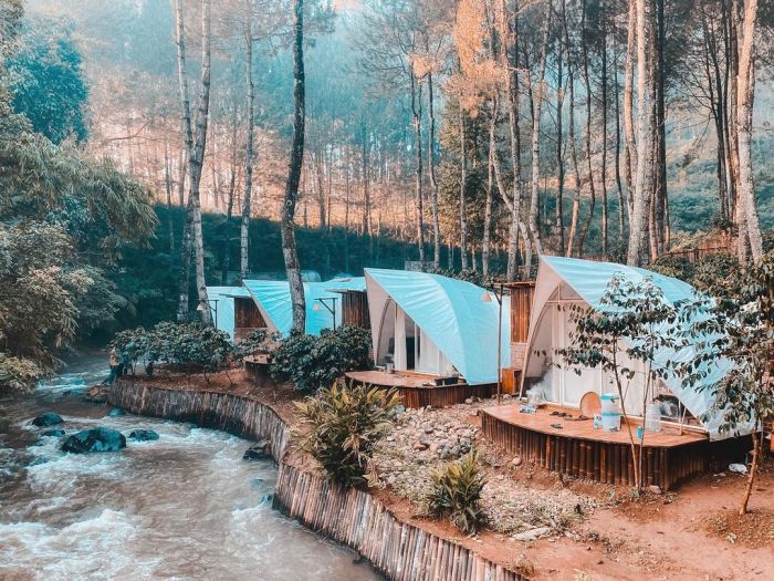 Glamping cileunca pangalengan situ danau