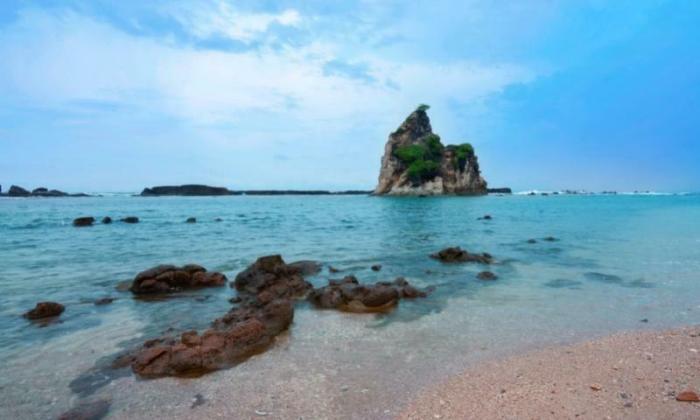 Sawarna pantai banten rakyat mimbar