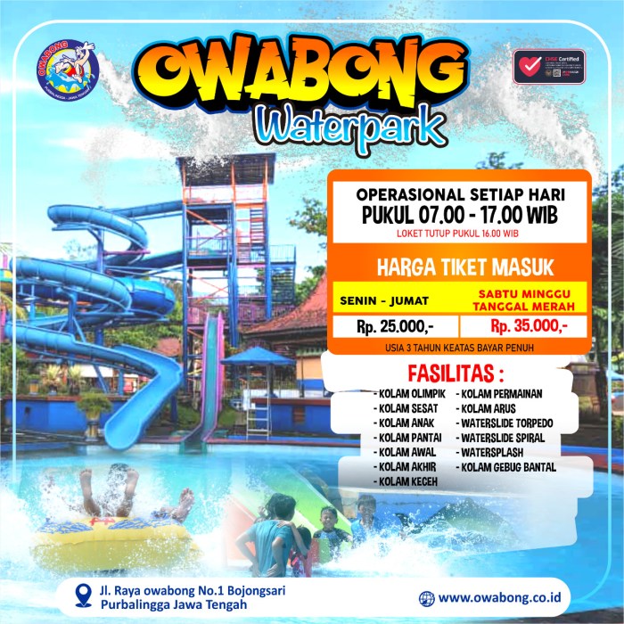 Owabong purbalingga waterpark