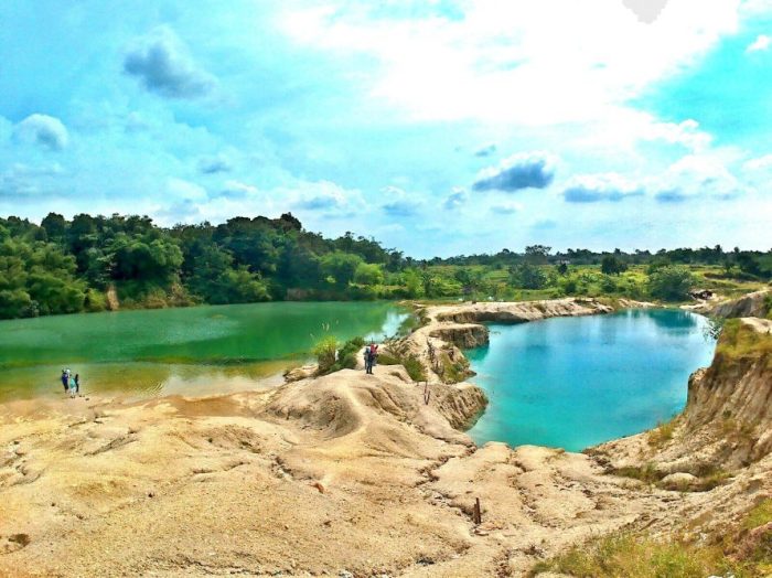 Cisoka biru telaga danau anjungan travelspromo nurohmah aktivitas tiket tangerang