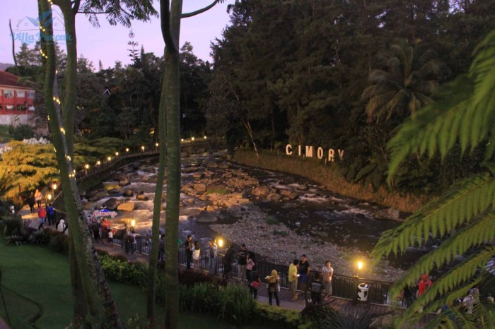 Cimory bogor wisata riverside rute tipsnya