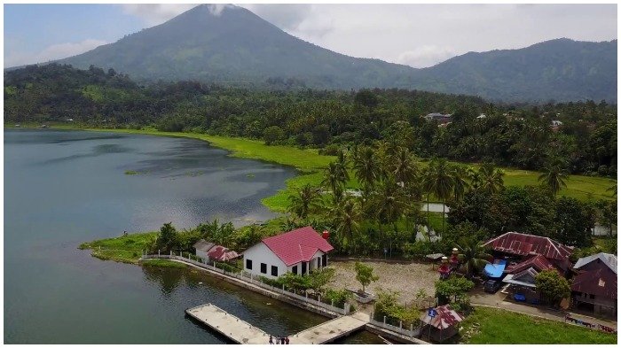 Danau ranau gempa letusan akibat berapi terbentuk mengenal gunung lampung zaidi