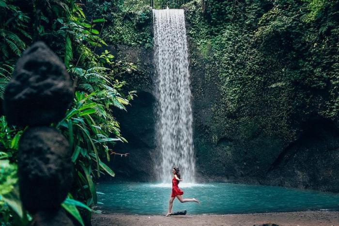 Tibumana waterfall